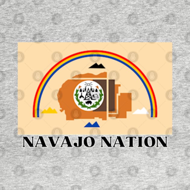 Navajo Nation Flag by Desert Owl Designs